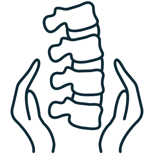 Icon for spinal manipulation treatment by Gold Coast physiotherapist Lucus Leung at Alpine Rehab